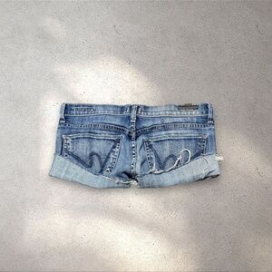Citizens of Humanity Low Rise Micro Denim Shorts